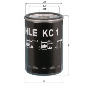 Achetez des Filtre à carburant MAHLE ORIGINAL KC 1 à prix pour 8,08 €