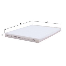 Compre Filtro, ar do habitáculo da MAHLE ORIGINAL LA 396 a um preço baixo por 13,84 €