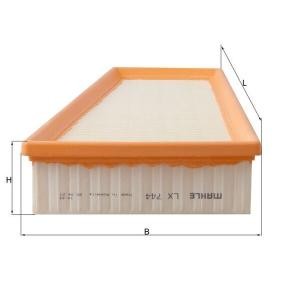 Køb Luftfilter af MAHLE ORIGINAL LX 744 til den lave pris 128,98 DKK