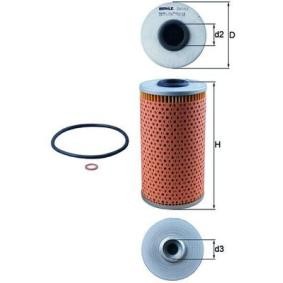 Ölfilter für ALPINA von MAHLE ORIGINAL