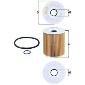 Ölfilter für ALPINA von MAHLE ORIGINAL