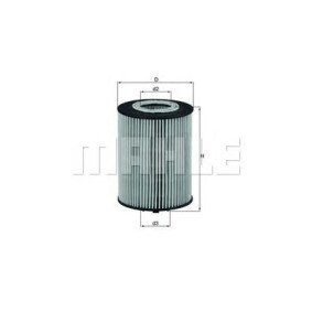 Ölfilter von MAHLE ORIGINAL OX 367D