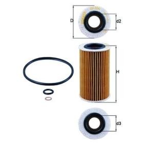 Compre Filtro de óleo da MAHLE ORIGINAL OX 384D a um preço baixo por 10,40 €