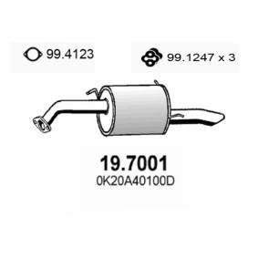 Endschalldämpfer 19.7001
