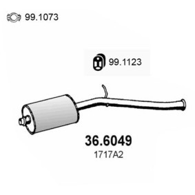 Køb Mellempotte af ASSO 36.6049 til den lave pris 449,96 DKK