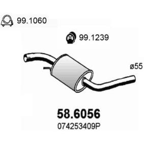 Achetez des Silencieux intermédiaire ASSO 58.6056 à prix pour 154,44 €