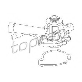 Wasserpumpe von TOPRAN 110 726