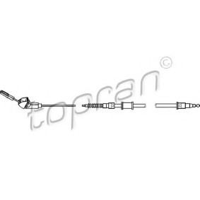 Handbremsseil 200 878 von TOPRAN günstig für 24,15 € online kaufen