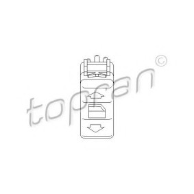Fensterheberschalter 401 513 von TOPRAN günstig für 7,34 € online kaufen