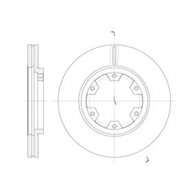 Bremsscheibe für FORD von SAKURA