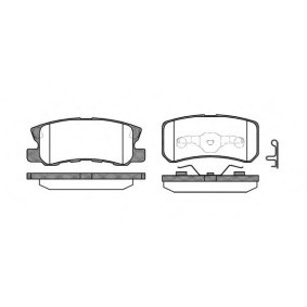 Köp Bromsbelägg av SAKURA S6014280 till det låga priset 275,13 kr