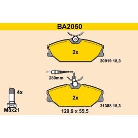 Achetez des Plaquettes de frein Barum BA2050 à prix pour 57,83 €