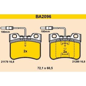 Comprar Juego de pastillas de freno de Barum BA2096 a bajo precio de 42,77 €