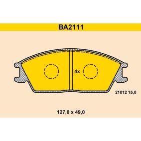 Compre Pastilhas de travão da Barum BA2111 a um preço baixo por 50,79 €