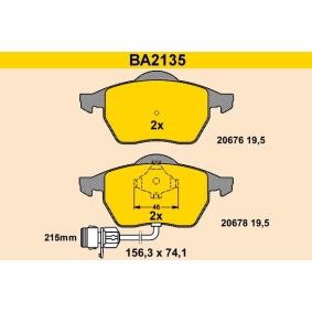 Köp Bromsbelägg av Barum BA2135 till det låga priset 808,06 kr