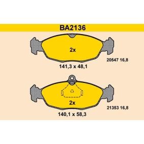 Köp Bromsbelägg av Barum BA2136 till det låga priset 417,45 kr