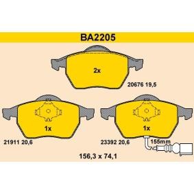 Köp Bromsbelägg av Barum BA2205 till det låga priset 871,82 kr
