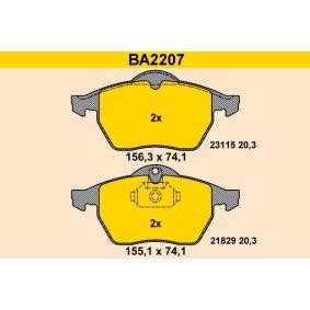 Køb Bremseklodser af Barum BA2207 til den lave pris 637,68 DKK