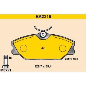 Achetez des Plaquettes de frein Barum BA2219 à prix pour 56,83 €