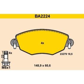 Compre Pastilhas de travão da Barum BA2224 a um preço baixo por 74,21 €