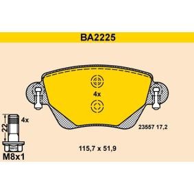 Compre Pastilhas de travão da Barum BA2225 a um preço baixo por 56,72 €