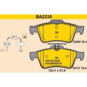 Achetez des Plaquettes de frein Barum BA2235 à prix pour 53,90 €