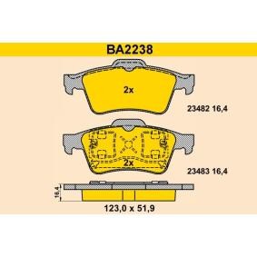 Achetez des Plaquettes de frein Barum BA2238 à prix pour 58,90 €