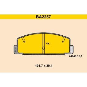 Köp Bromsbelägg av Barum BA2257 till det låga priset 464,94 kr