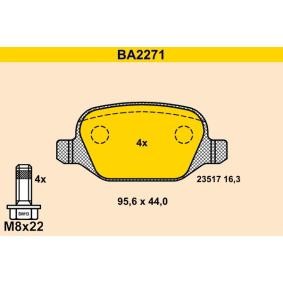 Comprar Juego de pastillas de freno de Barum BA2271 a bajo precio de 46,45 €