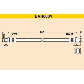 Compre Tubo flexível de travão da Barum BAH0004 a um preço baixo por 6,45 €
