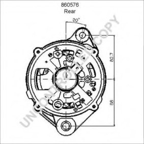 Lichtmaschine 860576 für IVECO
