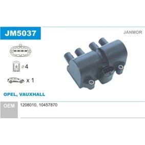 Acquista Bobina d'accensione da JANMOR JM5037 a buon mercato per soli 43,29 €