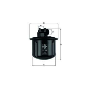 Kraftstofffilter für ROVER von MAHLE ORIGINAL