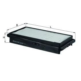 Luftfilter LX 667 von MAHLE ORIGINAL günstig für 17,50 € online kaufen