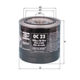 Comprar Filtro de aceite de MAHLE ORIGINAL OC 23 OF a bajo precio de 9,32 €