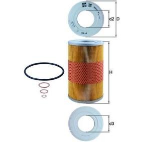 Ölfilter von MAHLE ORIGINAL OX 44D