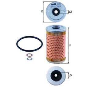Achetez des Filtre à huile MAHLE ORIGINAL OX 33D à prix pour 9,96 €