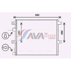 Verdampfer, Klimaanlage OLV400 für CADILLAC