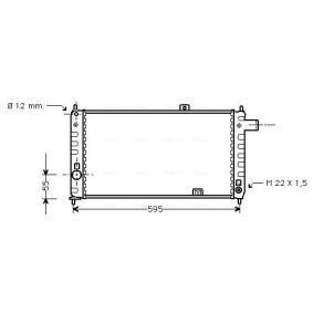 Acquista Radiatore da AVA COOLING SYSTEMS online per Cavalier Mk2 Station Wagon (J82) a prezzi moderati