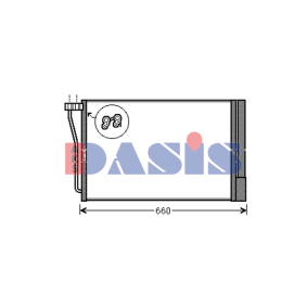 Achetez des Radiateur du moteur AKS DASIS 061210N à prix pour 76,84 €