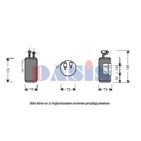 Compre Filtro deshidratador de AKS DASIS online para Jetta II (19E, 1G2, 165) a precios moderados