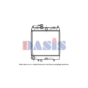 Achetez des Radiateur du moteur AKS DASIS 071440N à prix pour 77,59 €