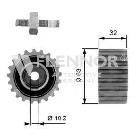 Umlenkrolle, Zahnriemen FU15491 für RENAULT