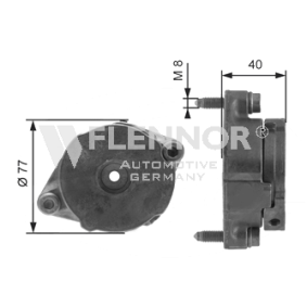 Compre Rolo tensor, correia trapezoidal estriada da FLENNOR FA99048 a um preço baixo por 55,79 €