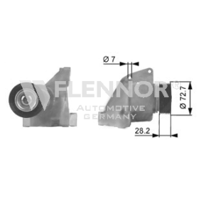 Compre Rolo tensor, correia trapezoidal estriada da FLENNOR FA99310 a um preço baixo por 47,66 €