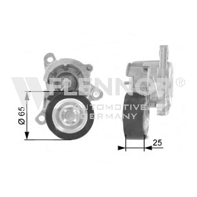 Compre Rolo tensor, correia trapezoidal estriada da FLENNOR FS22952 a um preço baixo por 76,54 €