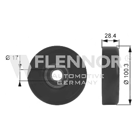 Comprar Polea inversión / guía, correa poli V de FLENNOR FS99247 a bajo precio de 14,99 €