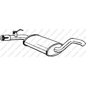 Mittelschalldämpfer von BOSAL