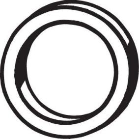 Dichtung, Abgasrohr 256-708