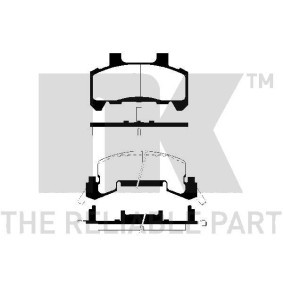 Acquista Kit pastiglie freni da NK 229206 a buon mercato per soli 39,53 €